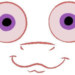 Size: 400x400 | Tagged: safe, artist:pikapetey, oc, oc only, animated, cyriak, datamosh, face, glitch, meme, nightmare fuel, not salmon, solo, special eyes, wat, what the hell petey