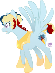 Size: 450x594 | Tagged: safe, artist:pandadox, oc, oc only, pegasus, pony, armor, solo