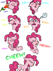 Size: 1536x2048 | Tagged: safe, artist:proponypal, pinkie pie, earth pony, pony, g4, comic, female, fetish, flower, mare, nostril flare, nostrils, red nosed, sneezing, sneezing fetish, solo