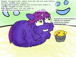 Size: 640x480 | Tagged: safe, artist:big baybeh, fluffy pony, dam, pregnant, solo, spaghetti