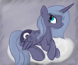 Size: 1200x1000 | Tagged: safe, artist:sdyfly, princess luna, g4, female, s1 luna, solo