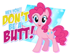 Size: 845x656 | Tagged: safe, artist:pixelkitties, pinkie pie, g4, female, looking at you, mouthpiece, simple background, smiling, solo, subversive kawaii, transparent background