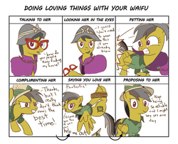 Size: 1600x1300 | Tagged: safe, artist:varemia, a.k. yearling, daring do, pegasus, pony, g4, doing loving things, female, looking at you, love, mare, meme, tied up
