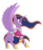 Size: 800x938 | Tagged: safe, alternate version, artist:nebulastar985, twilight sparkle, alicorn, pony, fanfic:midnight star, g4, background removed, clothes, ethereal mane, female, hoof shoes, mare, older, solo, starry mane, twilight sparkle (alicorn)
