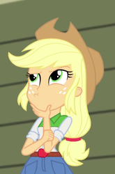 Size: 713x1080 | Tagged: safe, screencap, applejack, equestria girls, g4, female, solo