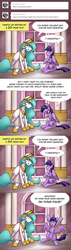 Size: 1000x3503 | Tagged: safe, artist:romanrazor, princess celestia, twilight sparkle, alicorn, pony, good morning celestia, g4, :o, blue-mane celestia, cheering, chest fluff, comic, comparison, crying, duo, facehoof, fanfic, female, fluffy, frown, immortality, immortality blues, immortality is awesome, mare, misspelling, raised hoof, rational fic bait, sad, sitting, smiling, spread wings, tumblr, twilight sparkle (alicorn), wide eyes
