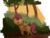 Size: 2161x1633 | Tagged: safe, artist:celestiawept, scootaloo, g4, bush, female, looking back, sad, scootasad, solo, tree