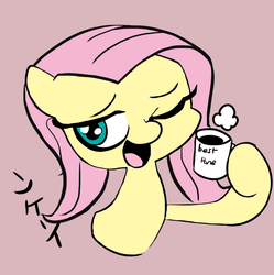 Size: 988x992 | Tagged: safe, artist:nekubi, edit, fluttershy, g4, female, solo