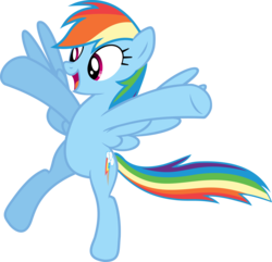 Size: 8416x8112 | Tagged: safe, artist:vulthuryol00, rainbow dash, pegasus, pony, g4, absurd resolution, female, flying, show accurate, simple background, solo, transparent background, vector