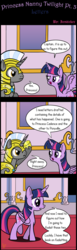 Size: 1000x3250 | Tagged: safe, artist:icesticker, twilight sparkle, alicorn, pony, ask princess nanny twilight, g4, comic, female, mare, royal guard, twilight sparkle (alicorn)