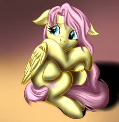 Size: 1250x1278 | Tagged: safe, artist:vasillium, fluttershy, g4, female, frightened, solo