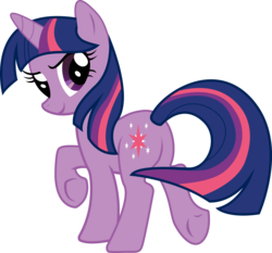 Size: 2834x2638 | Tagged: safe, artist:kennyklent, twilight sparkle, g4, butt, female, high res, plot, raised hoof, raised leg, simple background, solo, transparent background, underhoof, vector