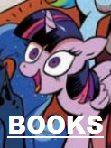 Size: 123x164 | Tagged: safe, idw, princess luna, rainbow dash, twilight sparkle, alicorn, pony, cinemare sins, g4, spoiler:comic, spoiler:comic17, book, female, mare, that pony sure does love books, twilight sparkle (alicorn)