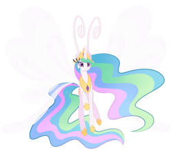 Size: 1875x1650 | Tagged: safe, artist:uncertainstardust, princess celestia, breezie, pony, g4, breeziefied, cute, female, looking at you, mare, raised hoof, simple background, smiling, solo, transparent background