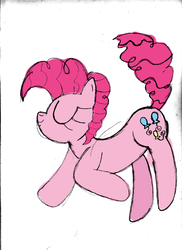 Size: 763x1048 | Tagged: safe, artist:toon-n-crossover, pinkie pie, g4, female, floating, solo