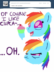 Size: 768x1024 | Tagged: safe, rainbow dash, fanfic:cupcakes, g4, ask, rainbowdashtellsitlikeitis, tumblr