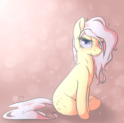 Size: 1000x990 | Tagged: safe, artist:catitty, oc, oc only, oc:marshmellow, earth pony, pony, female, mare, sitting, solo