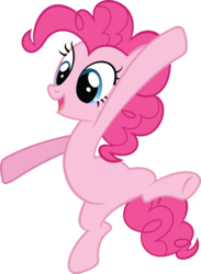 Size: 5102x6958 | Tagged: dead source, safe, artist:quanno3, pinkie pie, earth pony, pony, g4, over a barrel, absurd resolution, female, mare, simple background, solo, transparent background, vector