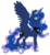 Size: 987x1074 | Tagged: safe, artist:amethystmorning, princess luna, g4, female, simple background, solo, tiara