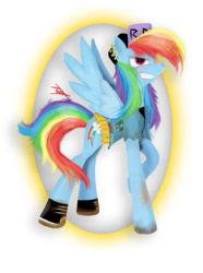 Size: 2200x2953 | Tagged: safe, artist:pentagrin, rainbow dash, g4, female, high res, solo