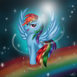 Size: 2835x2835 | Tagged: safe, artist:the-revered-dragon, rainbow dash, g4, female, high res, solo