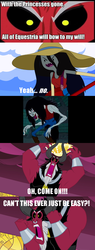 Size: 650x1710 | Tagged: safe, lord tirek, g4, adventure time, exploitable meme, male, marceline, meme, scorpan's necklace, tirek vs everyone meme