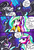 Size: 509x750 | Tagged: safe, artist:aurora-chiaro, king sombra, nightmare moon, princess celestia, alicorn, pony, fall of the crystal empire, g4, blushing, comic, teasing, traditional art, trollestia