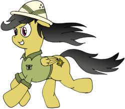 Size: 1851x1611 | Tagged: safe, artist:fatponysketches, daring do, pegasus, pony, g4, belly, female, running, sequence, solo, weight gain
