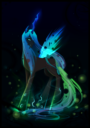 Size: 2480x3507 | Tagged: safe, artist:minamikoboyasy, queen chrysalis, changeling, changeling queen, g4, female, high res, solo