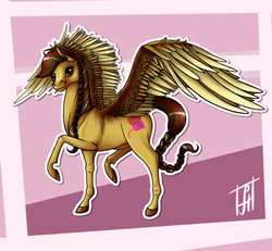 Size: 1631x1504 | Tagged: safe, artist:hengebellika, pegasus, pony, commission, solo