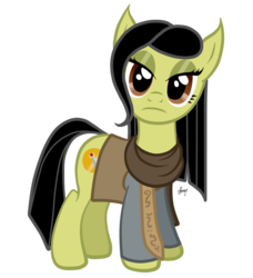 Size: 730x800 | Tagged: safe, artist:hengebellika, earth pony, pony, ponified, ponified species, simple background, solo, star trek, transparent background, vulcan, vulcan pony