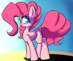 Size: 1024x864 | Tagged: safe, artist:madacon, pinkie pie, earth pony, pony, g4, female, gradient background, mare, solo