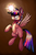 Size: 1100x1692 | Tagged: safe, artist:raunchyopposition, twilight sparkle, alicorn, pony, g4, angry, female, grimace, mare, solo, twilight sparkle (alicorn)