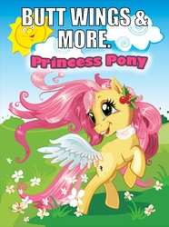 Size: 499x671 | Tagged: artist needed, source needed, safe, bootleg, bucktooth, butt wings, faic, fluttershy ripoff, google play, image macro, meme, princess pony, wat, why