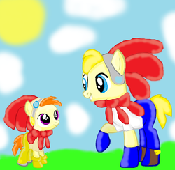 Size: 1044x1020 | Tagged: safe, artist:naysja, billy hatcher, billy hatcher and the giant egg, chick poacher, ponified