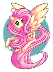 Size: 700x943 | Tagged: safe, artist:kiwicide, fluttershy, pegasus, pony, g4, abstract background, female, mare, solo