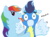 Size: 1063x794 | Tagged: safe, artist:valden, rainbow dash, soarin', g4, blushing, female, licking, male, pomf, ship:soarindash, shipping, straight, wingboner, wonderbolts uniform