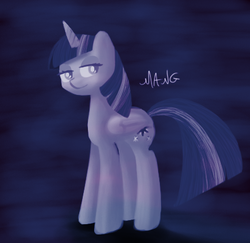 Size: 438x425 | Tagged: safe, artist:mang, twilight sparkle, alicorn, pony, g4, female, mare, solo, twilight sparkle (alicorn)