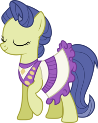 Size: 1280x1597 | Tagged: safe, artist:liggliluff, masquerade, earth pony, pony, g4, clothes, cute, dress, eyes closed, female, happy, masqueradorable, simple background, smiling, solo, transparent background, vector