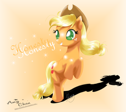 Size: 3508x3132 | Tagged: safe, artist:amy-chan93, applejack, g4, female, high res, rearing, solo