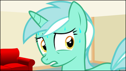 Size: 1023x576 | Tagged: safe, artist:tritebristle, lyra heartstrings, g4, female, reaction image, solo