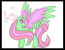 Size: 936x720 | Tagged: safe, artist:leafy44, oc, oc only, oc:eva, alicorn, pony, alicorn oc, solo