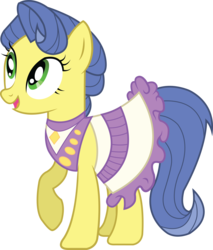 Size: 4266x5000 | Tagged: safe, artist:imperfectxiii, masquerade, earth pony, pony, g4, absurd resolution, background pony, clothes, dress, female, mare, raised hoof, simple background, solo, transparent background, vector