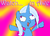 Size: 400x290 | Tagged: safe, artist:allpowerfultrixie, trixie, pony, unicorn, g4, derp, didney worl, female, mare, solo