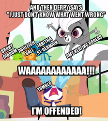 Size: 620x696 | Tagged: safe, gecko, hedgehog, mongoose, panda, skunk, derpygate, littlest pet shop, ocular gushers, penny ling, pepper clark, russell ferguson, sunil nevla, text, tumblr, vinnie terrio