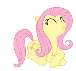 Size: 3000x2790 | Tagged: safe, artist:slb94, fluttershy, g4, cute, female, high res, shyabetes, simple background, smiling, solo, transparent background, vector