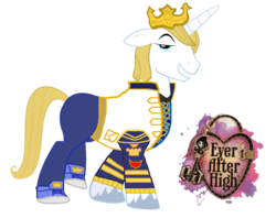 Size: 1004x795 | Tagged: safe, artist:thunderfists1988, edit, prince blueblood, g4, daring charming, ever after high, male, simple background, solo, transparent background