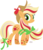 Size: 6392x7500 | Tagged: safe, artist:albsi, applejack, g4, absurd resolution, female, rainbow power, simple background, solo, transparent background, vector