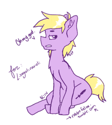 Size: 500x555 | Tagged: safe, artist:bunnycat, oc, oc only, oc:lavende, pony, male, solo, stallion