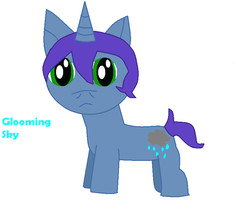 Size: 784x634 | Tagged: safe, artist:girlygirlykitty58, oc, oc only, oc:glooming sky, adoptable, solo